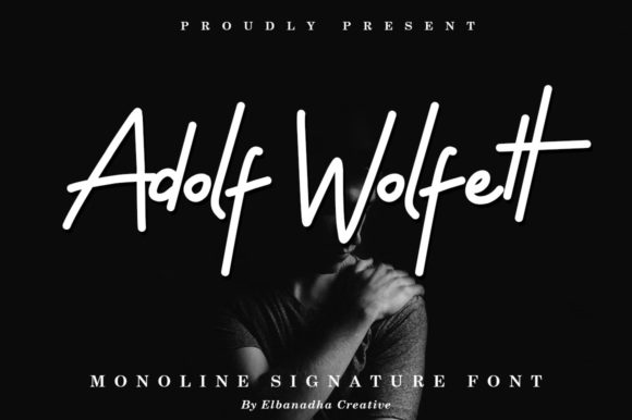 Adolf Wolfett: A Modern Script Font for Elegant Web Design