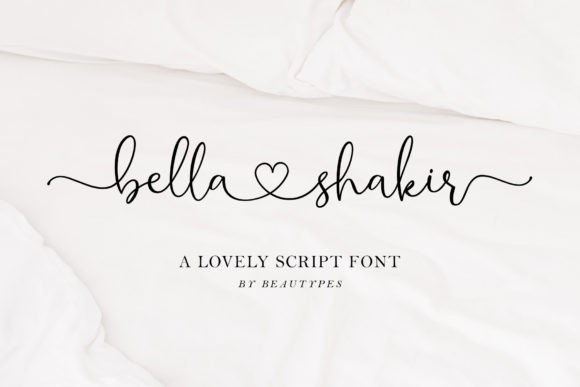 Bella Shakir: A Handwritten Font for Elegant Branding