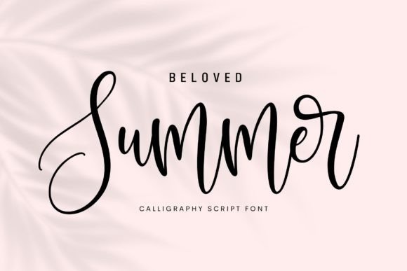 Beloved Summer: Your Go-To Craft Font for Friendly Charm