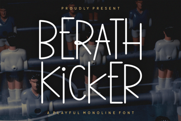 Berath Kicker: A Handwritten Font for Creative Makers