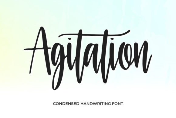 Choosing Agitation: A Script Font Tested in a Real Web Project