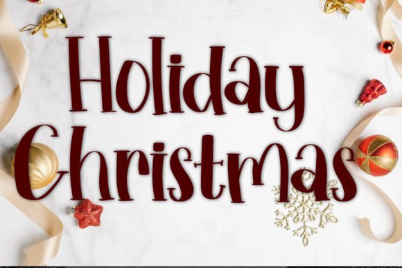 Crafting Elegant Designs with Holiday Christmas Font