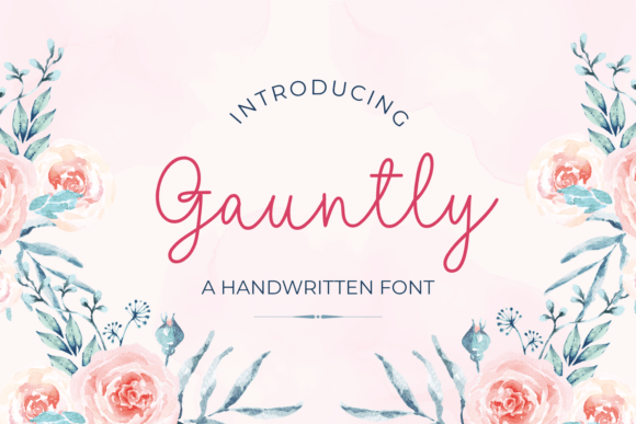 Gauntly: The Handwritten Font for Expressive Digital Design