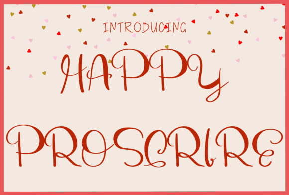 Happy Proscrire: The Handwritten Font That Feels Like a Creative Partner