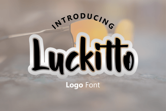 Luckitto: A Script Font for Distinct Digital Branding