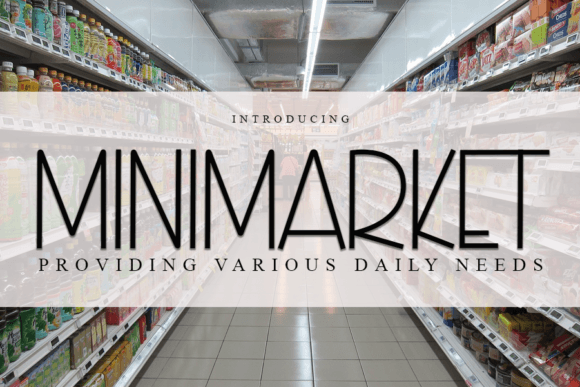 Minimarket: A Modern Script Font for Digital Design