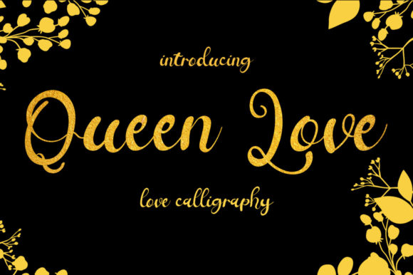 Queen Love: A Sweet Script Font for Editorial Elegance
