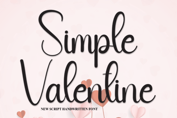 Simple Valentine: A Font That Feels Like Drawing