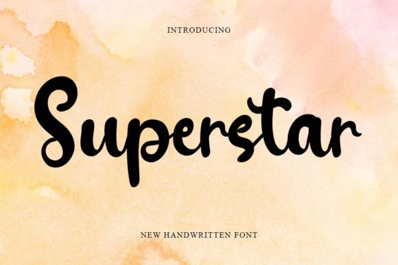 Superstar: The Handwritten Font for Crafters and Creators