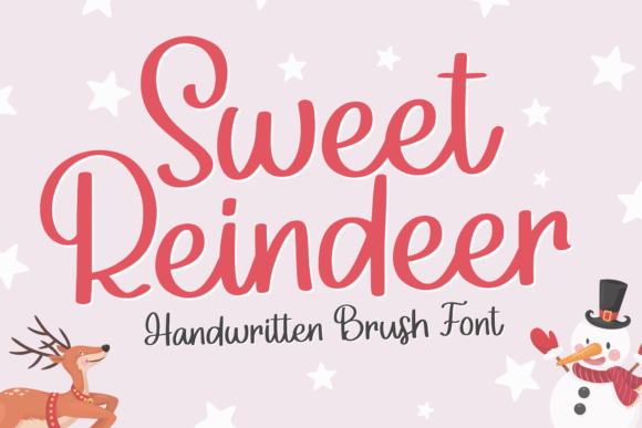 Sweet Reindeer Font: A Cozy Script for Branding Projects