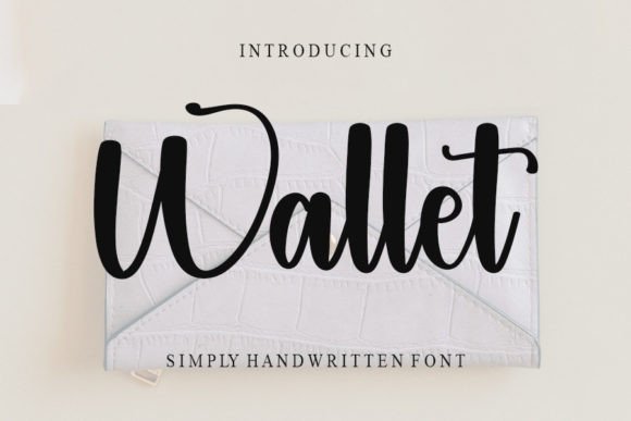 Wallet: An Editorial Script Font for Graceful Typography